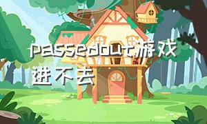 passedout游戏进不去