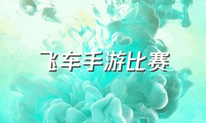 飞车手游比赛