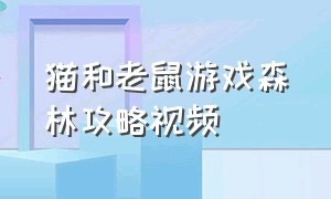 猫和老鼠游戏森林攻略视频