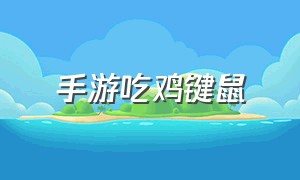 手游吃鸡键鼠（吃鸡手游官方外设键盘）