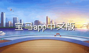 宝马app中文版