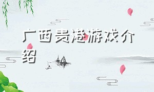 广西贵港游戏介绍