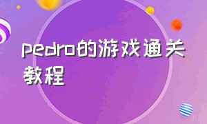 pedro的游戏通关教程