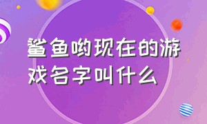 鲨鱼哟现在的游戏名字叫什么