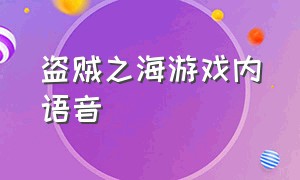 盗贼之海游戏内语音