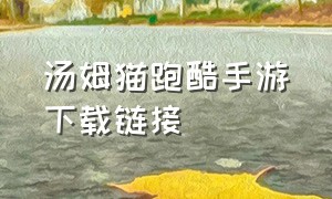 汤姆猫跑酷手游下载链接（汤姆猫跑酷怎么下载苹果手机）