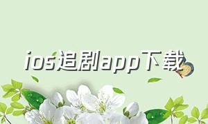 ios追剧app下载