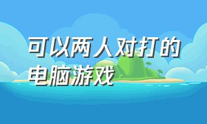 可以两人对打的电脑游戏