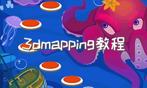 3dmapping教程（3d mapping制作流程）
