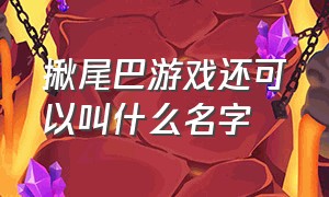 揪尾巴游戏还可以叫什么名字