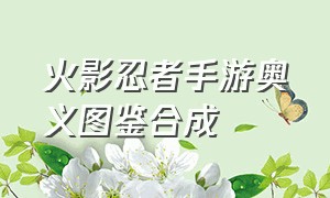 火影忍者手游奥义图鉴合成