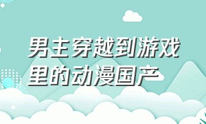 男主穿越到游戏里的动漫国产