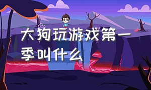 大狗玩游戏第一季叫什么（大狗玩游戏第一季免费观看）