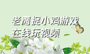 老鹰捉小鸡游戏在线玩视频