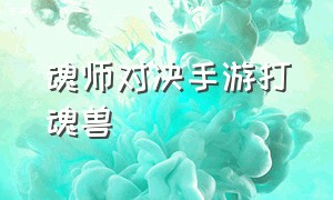 魂师对决手游打魂兽