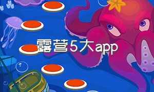 露营5大app