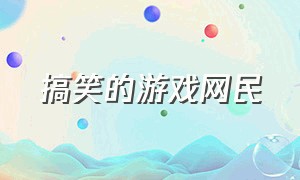 搞笑的游戏网民（搞笑的游戏）