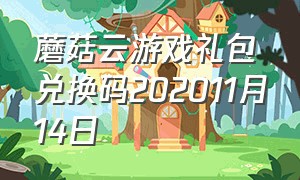 蘑菇云游戏礼包兑换码202011月14日