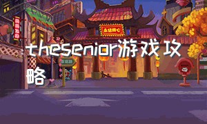 thesenior游戏攻略