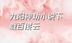 九阳神功小说下载百度云