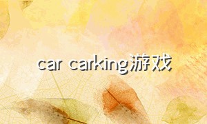 car carking游戏