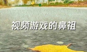 视频游戏的鼻祖