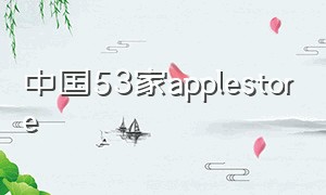 中国53家applestore（中国53家特大型国企）