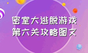 密室大逃脱游戏第六关攻略图文（密室逃脱游乐园第六章详细攻略）