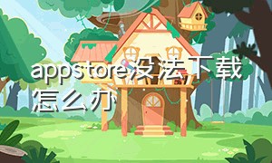 appstore没法下载怎么办