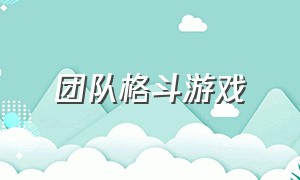 团队格斗游戏