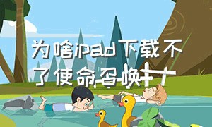 为啥ipad下载不了使命召唤（苹果为什么下载不了使命召唤）