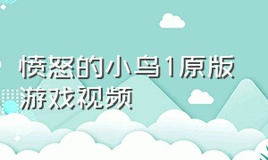 愤怒的小鸟1原版游戏视频