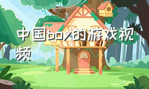 中国boy的游戏视频