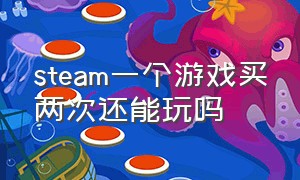 steam一个游戏买两次还能玩吗