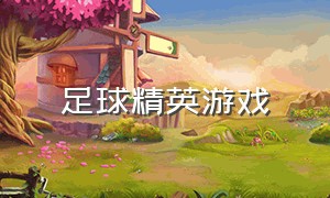 足球精英游戏（足球游戏大全中文版）