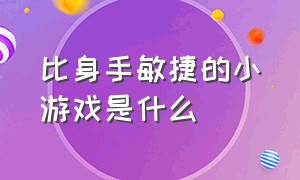 比身手敏捷的小游戏是什么