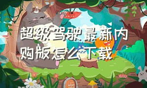 超级驾驶最新内购版怎么下载