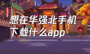 想在华强北手机 下载什么app（华强北app去哪里下载）