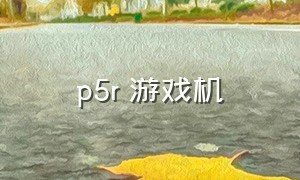 p5r 游戏机