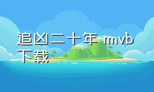 追凶二十年 rmvb 下载