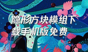 隐形方块模组下载手机版免费