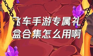 飞车手游专属礼盒合集怎么用啊（飞车手游专属礼盒合集怎么用啊）