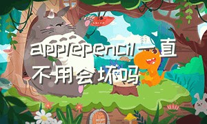 applepencil一直不用会坏吗