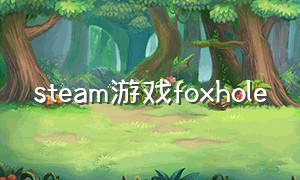 steam游戏foxhole