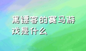 黑镖客的赛马游戏是什么（荒野大镖客的作弊码全部）