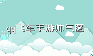 qq飞车手游帅气图（qq飞车手游10元1万钻）