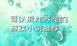 可以抓龙养龙的游戏小说推荐