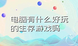 电脑有什么好玩的生存游戏吗