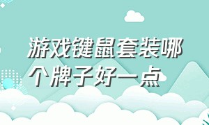 游戏键鼠套装哪个牌子好一点（游戏键鼠套装排行榜前十名）