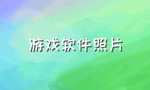 游戏软件照片